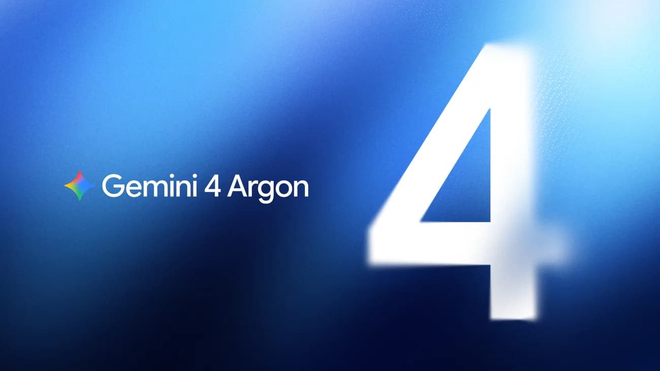 Googles officiella lanseringsgrafik för Gemini 4 Argon. Källa och kredit Google. Ingen bearbetning.