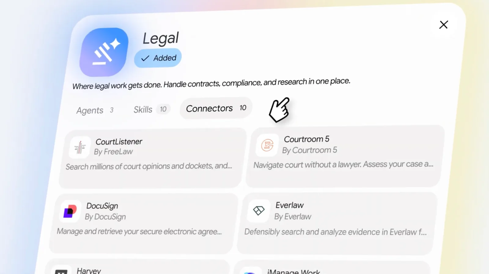 Google gör Gemini Enterprise till nav för juridikens AI-agenter