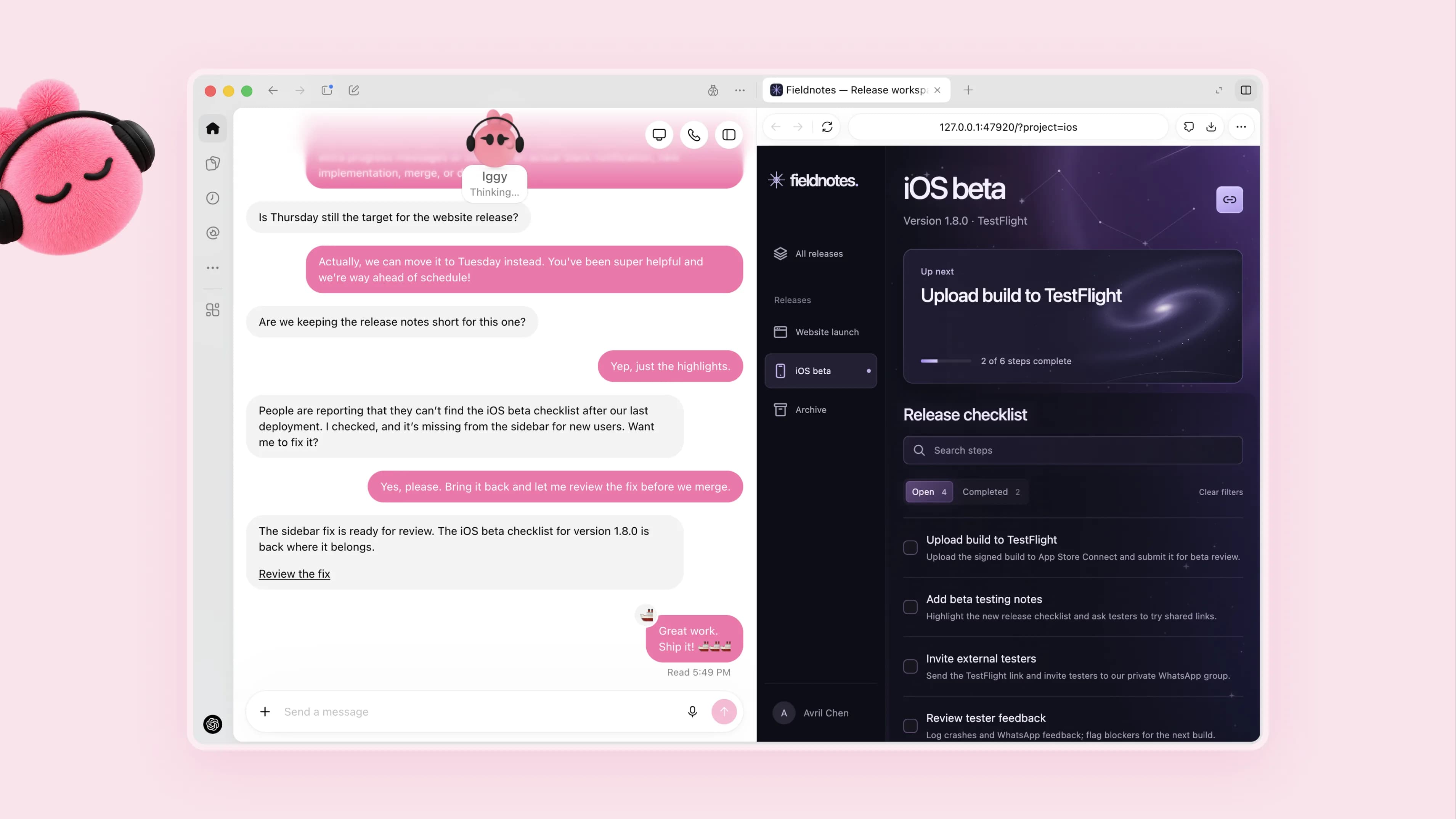 Officiell produktbild från OpenAI:s lansering av dots